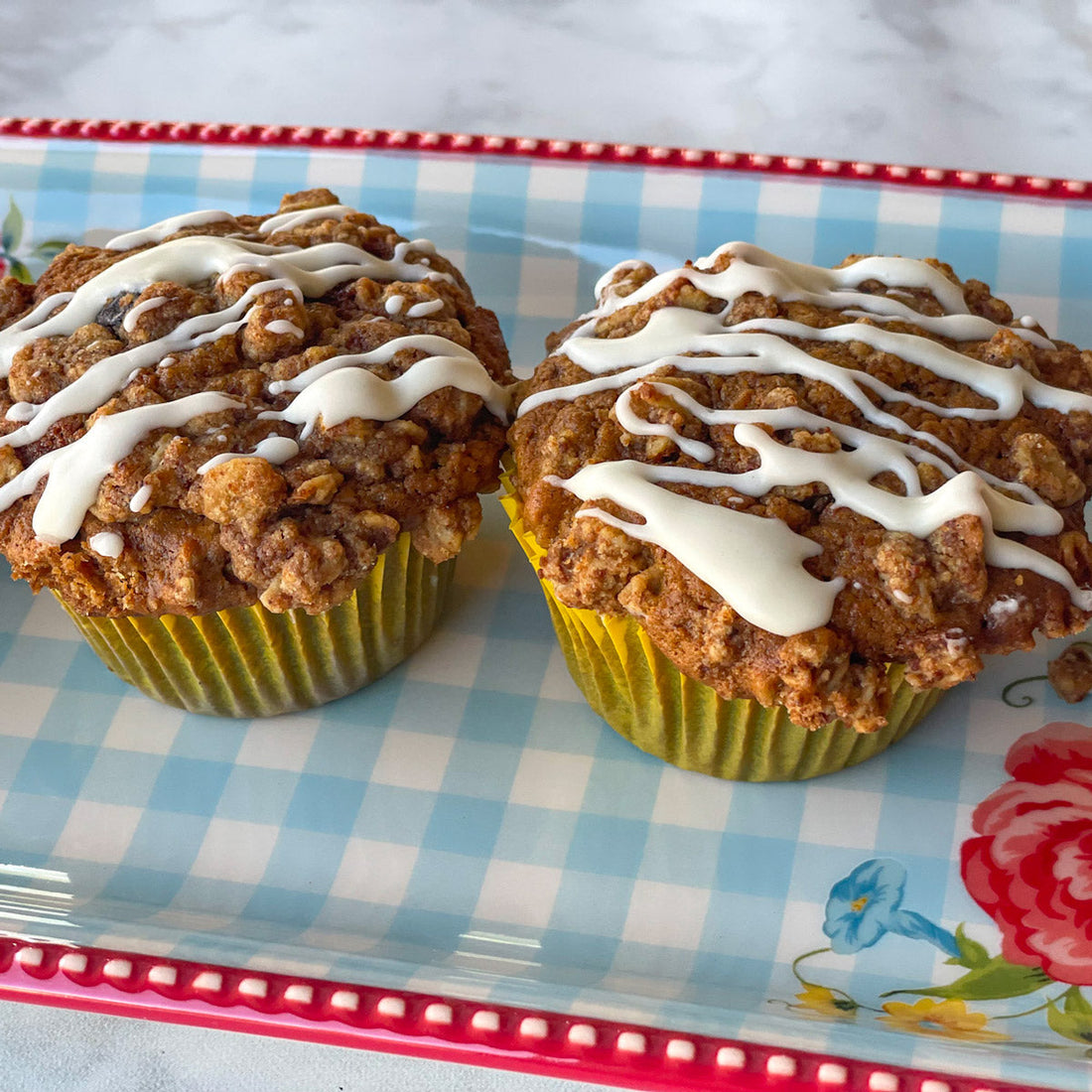 Carrot Granola Crumble Cupcakes
