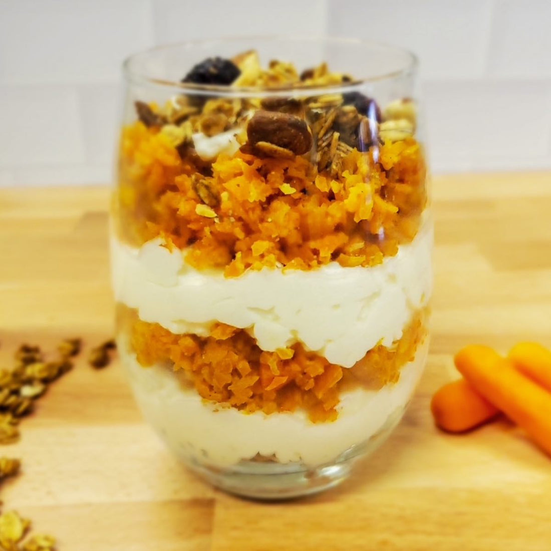 Carrot Halwa Cheesecake Parfaits