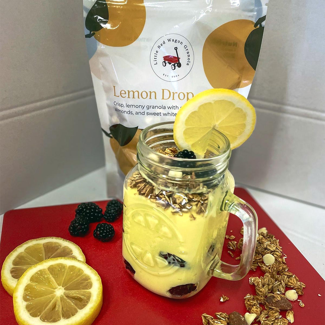 Blackberry Lemon Drop Mousse recipe