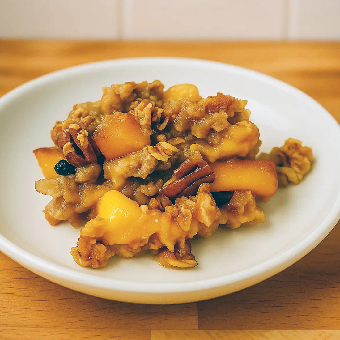 A Sweet Slice of Summer: Peach Crumble