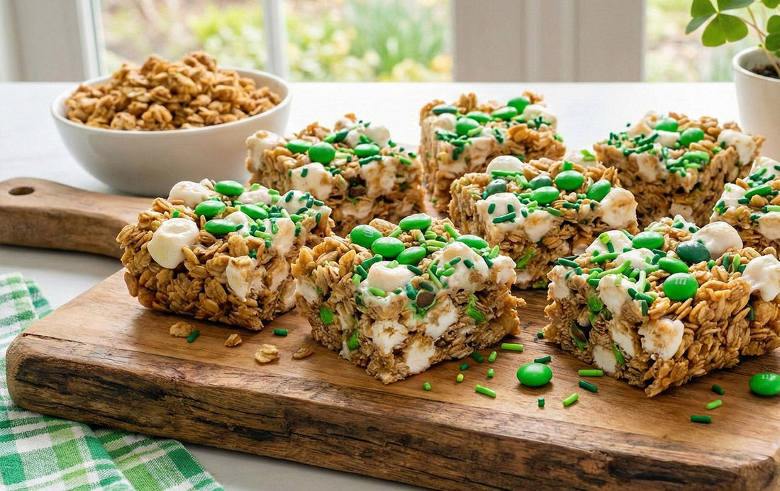 Need Green Desserts For St. Patrick’s Day? Little Red Wagon Granola Has You Covered