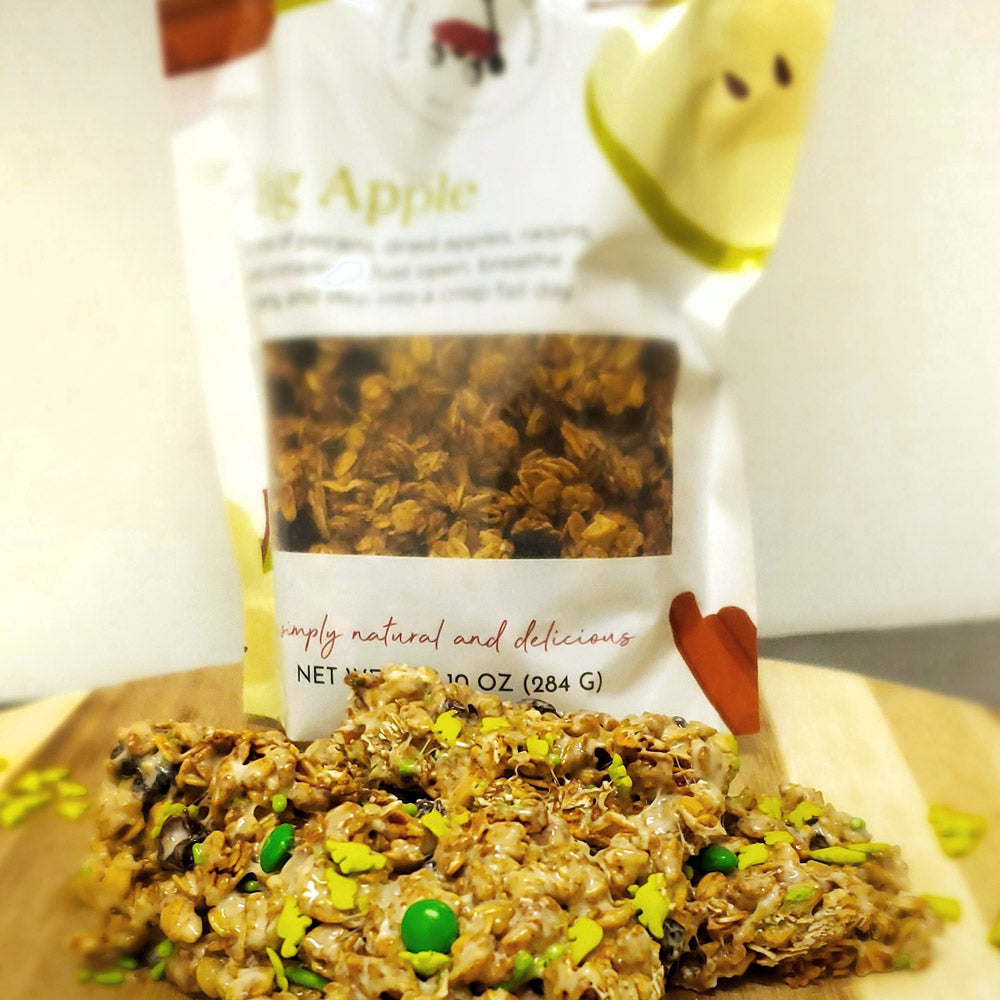 try green desserts like this granola squares