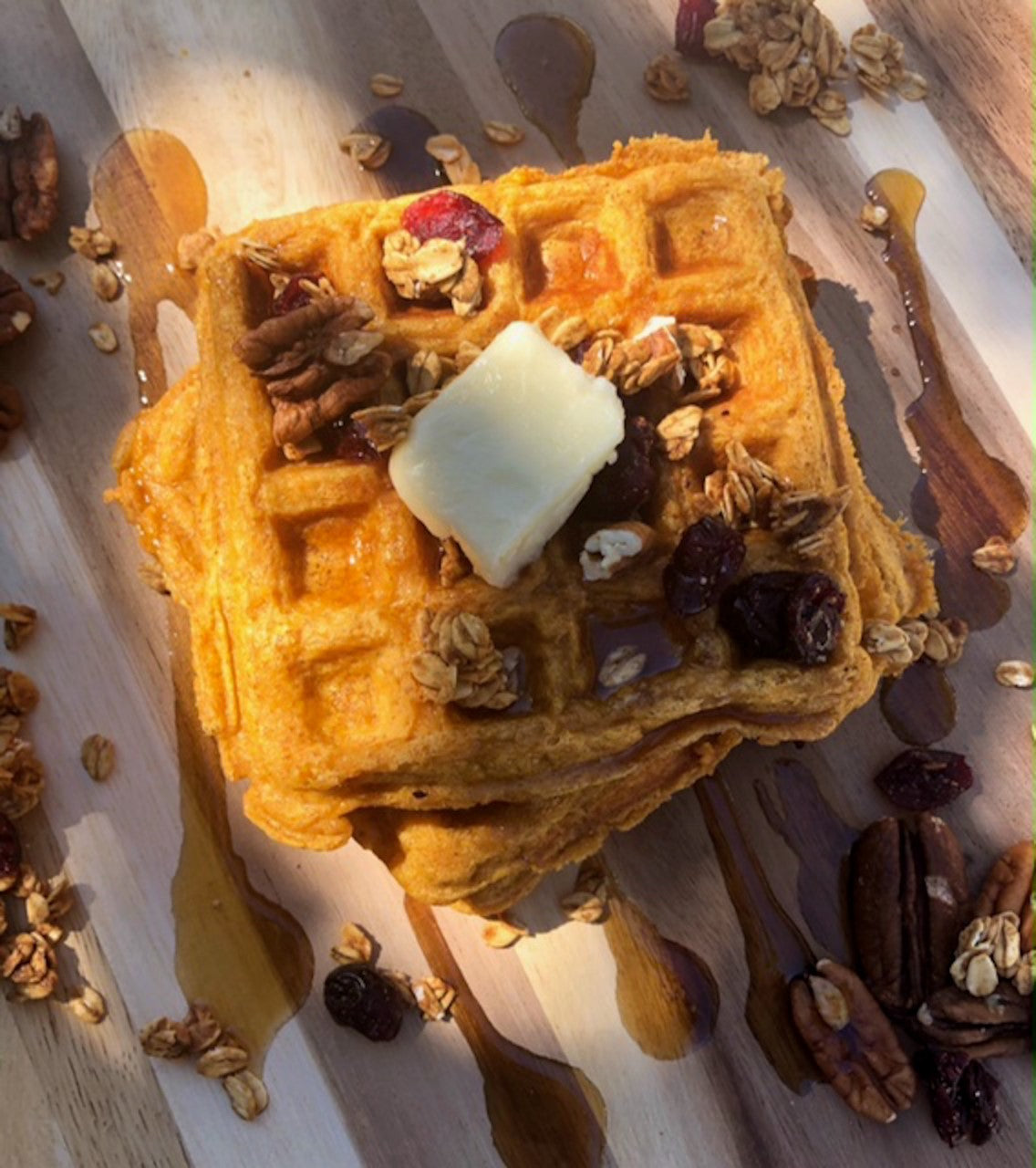 sweet potato waffles