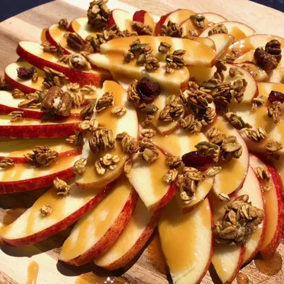 Pumpkin Caramel Apple Nachos
