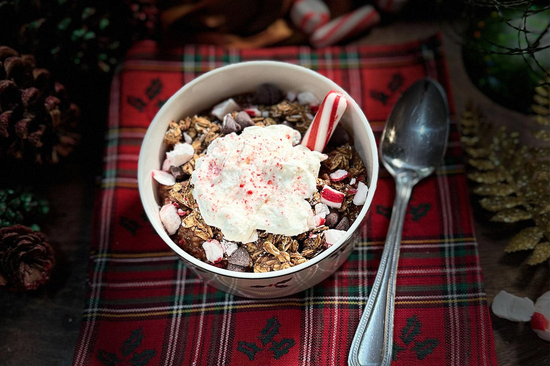 Peppermint Cocoa Breakfast Bowl