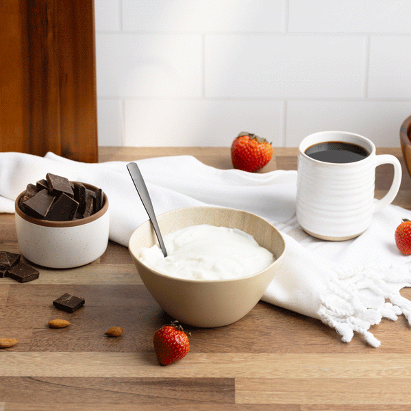 Mocha Granola Yogurt Bowl Animated Gif