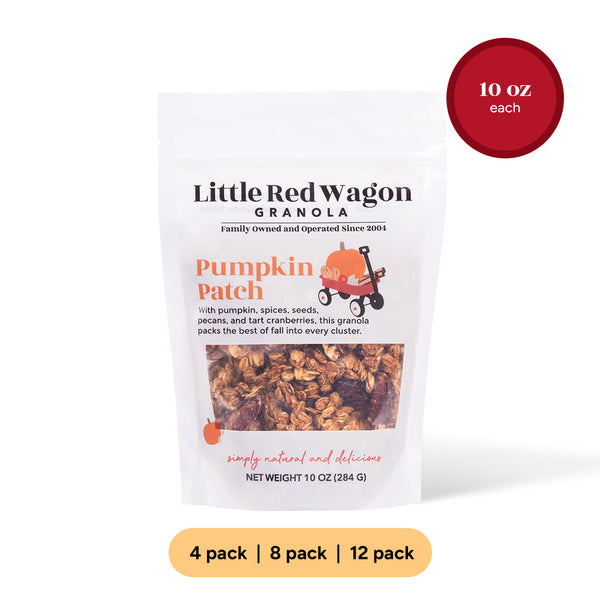 Little Red Wagon Granola Pumpkin Patch package on a white background